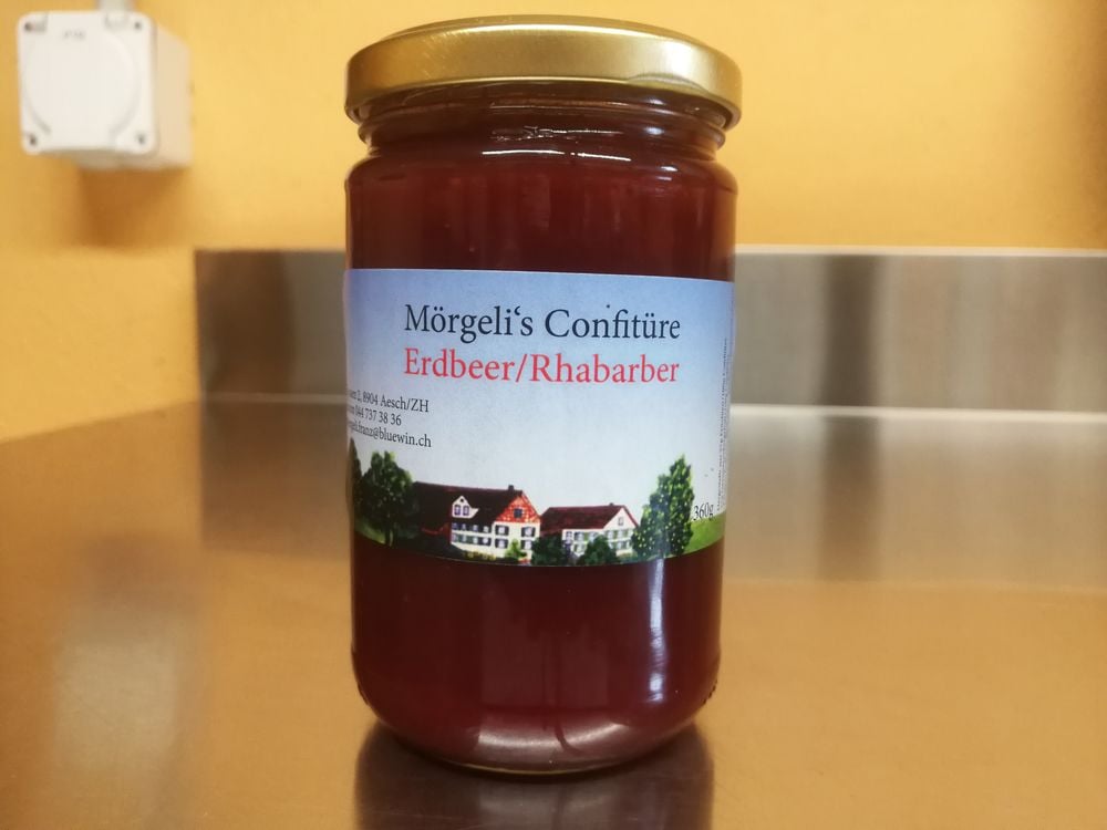 Erdbeer/Rhabarber Confi
